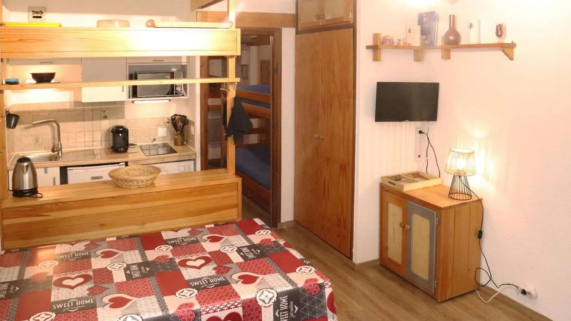 Daire Studio Familial Avec Acces Direct Aux Pistes, Balcon Sud, 4 Pers, Centre Station, Les Orres - Fr-1-322-493 Fransa